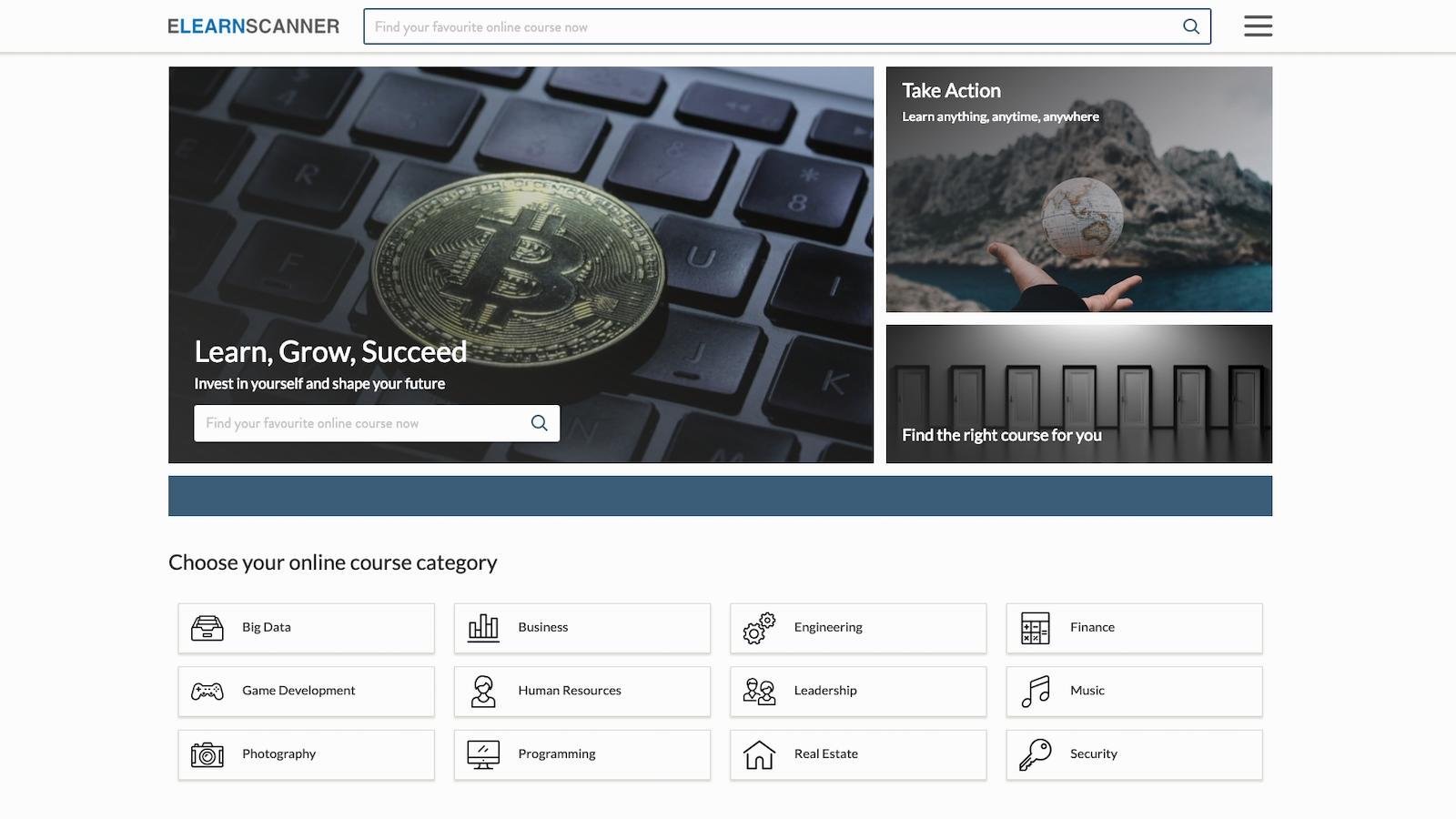 eLearnScanner homepage
