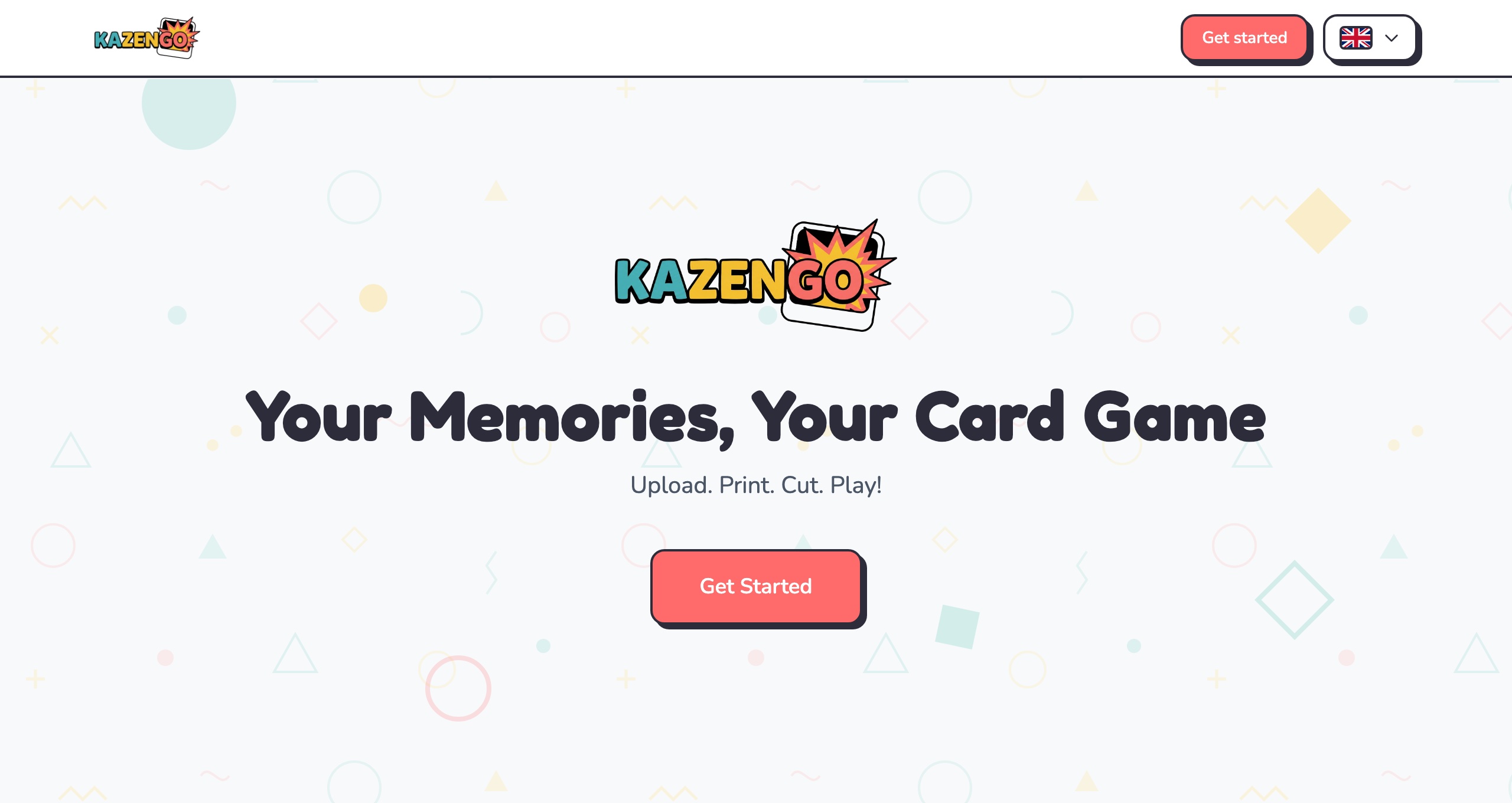 Kazengo landing page